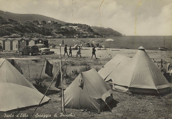 spiaggia di procchio anni 50