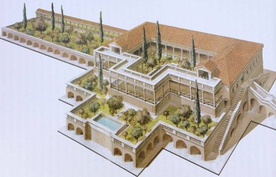 la villa romana delle grotte - ricostruzione