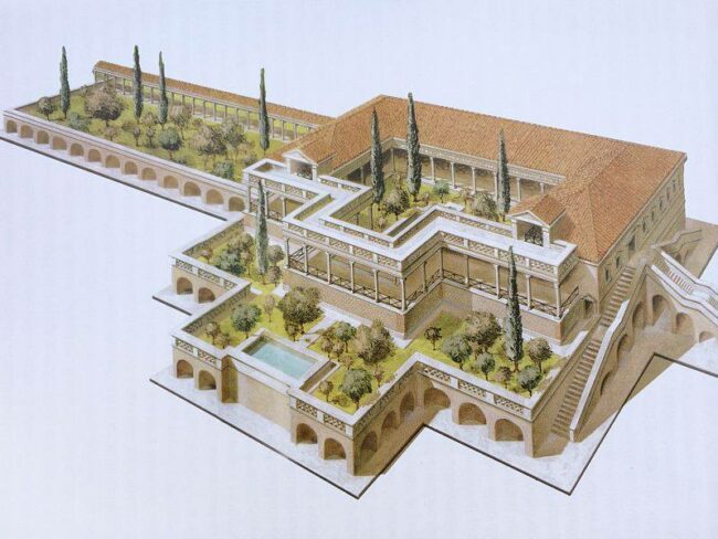 la villa romana delle grotte la villa romana delle grotte - ricostruzione