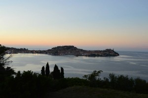 tramonto alle grotte