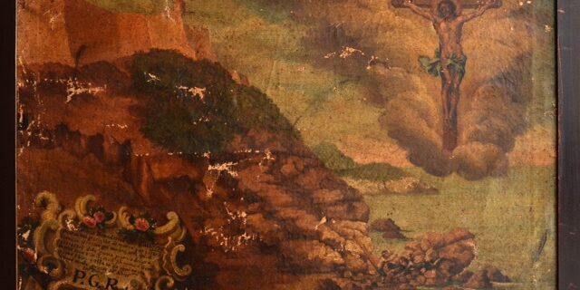 Tavoletta votiva Portoferraio di argomento marittimo