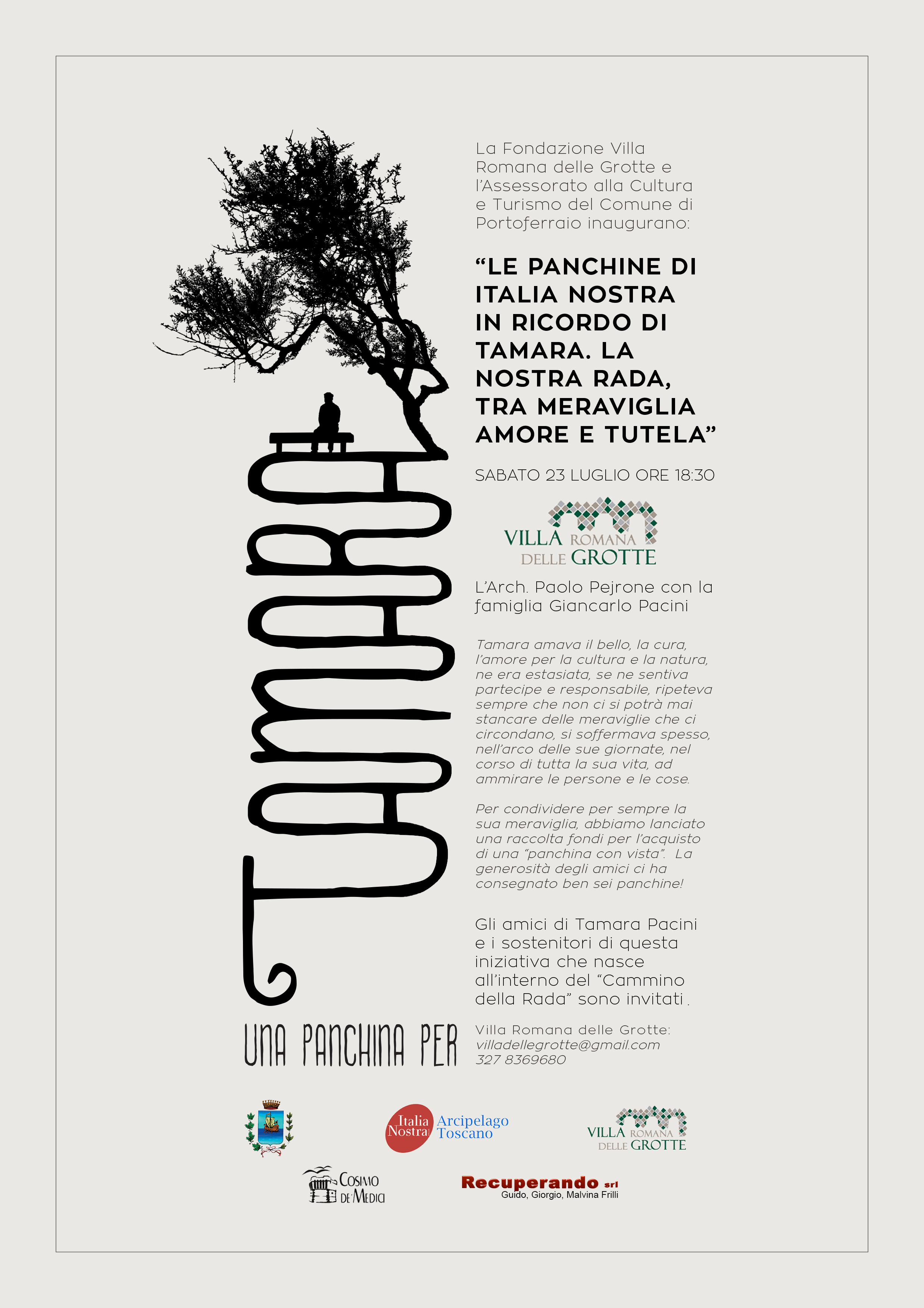 1. Locandina Panchina Tamara