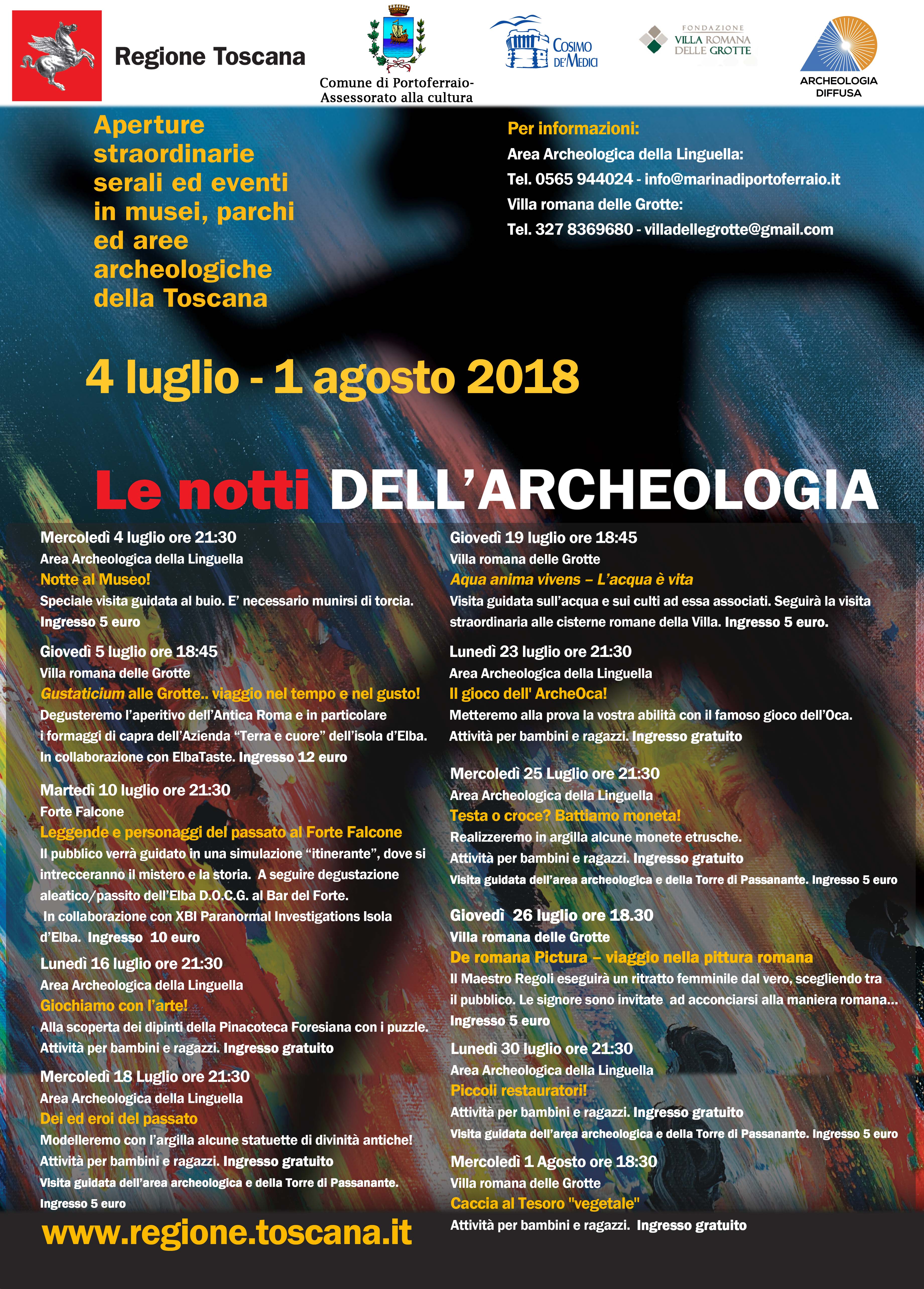 Locandina Notti 2018