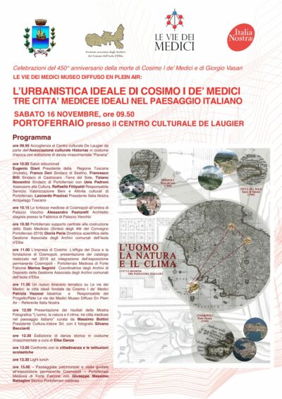 Patrizia Vezzosi LVDM Locandina Convegno PORTOFERRAIO 16 novembre 2024